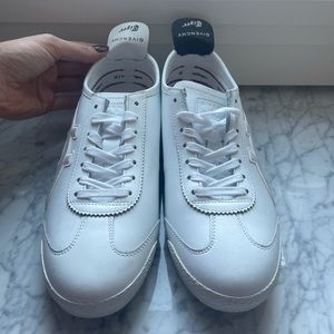 Givenchy X Onitsuka Tiger leather embroidered accent sneakers